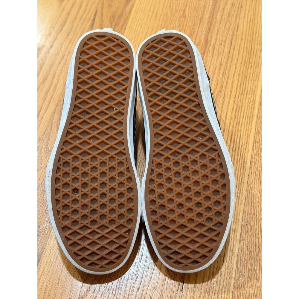 Vans Ward Hi Top Sneakers Black White Gingham Checkered Canvas Women's Size 8 - Picture 5 of 6